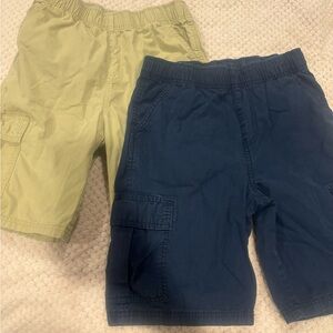 2 pack -  Kids Cargo Shorts - Navy and Khaki